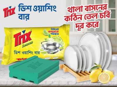 Trix Dish Washing Bar Lemon 300 gm-offer